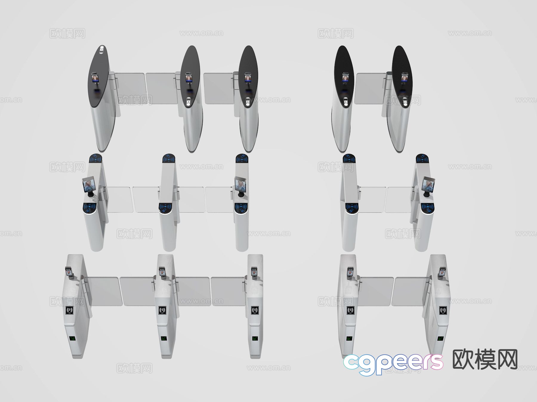 Gate indoor gate security gate 3d model Gate indoor gate security gate 3d model