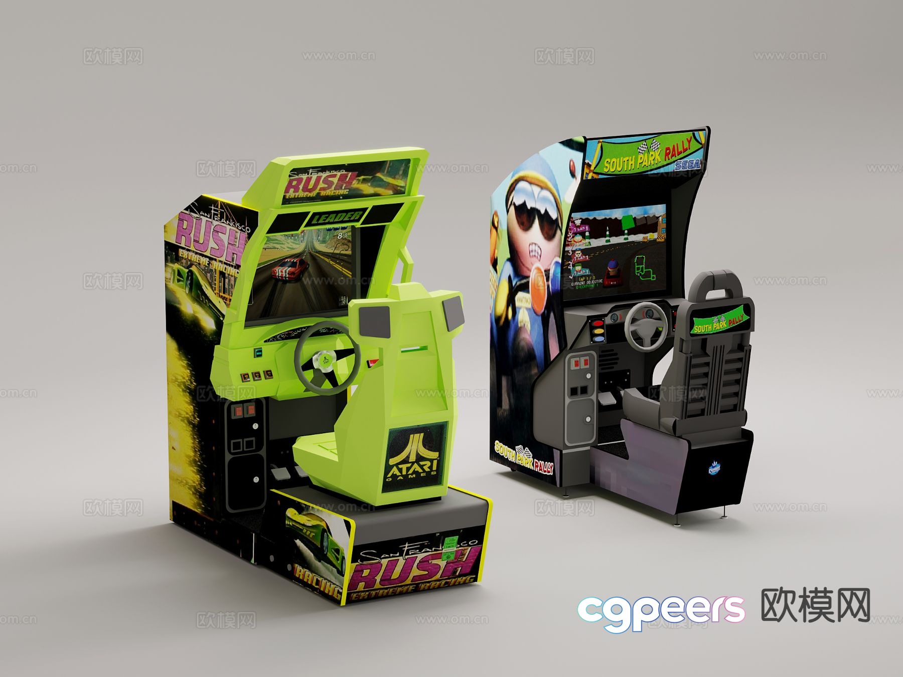 Game arcade game console 3d model Game arcade game console 3d model