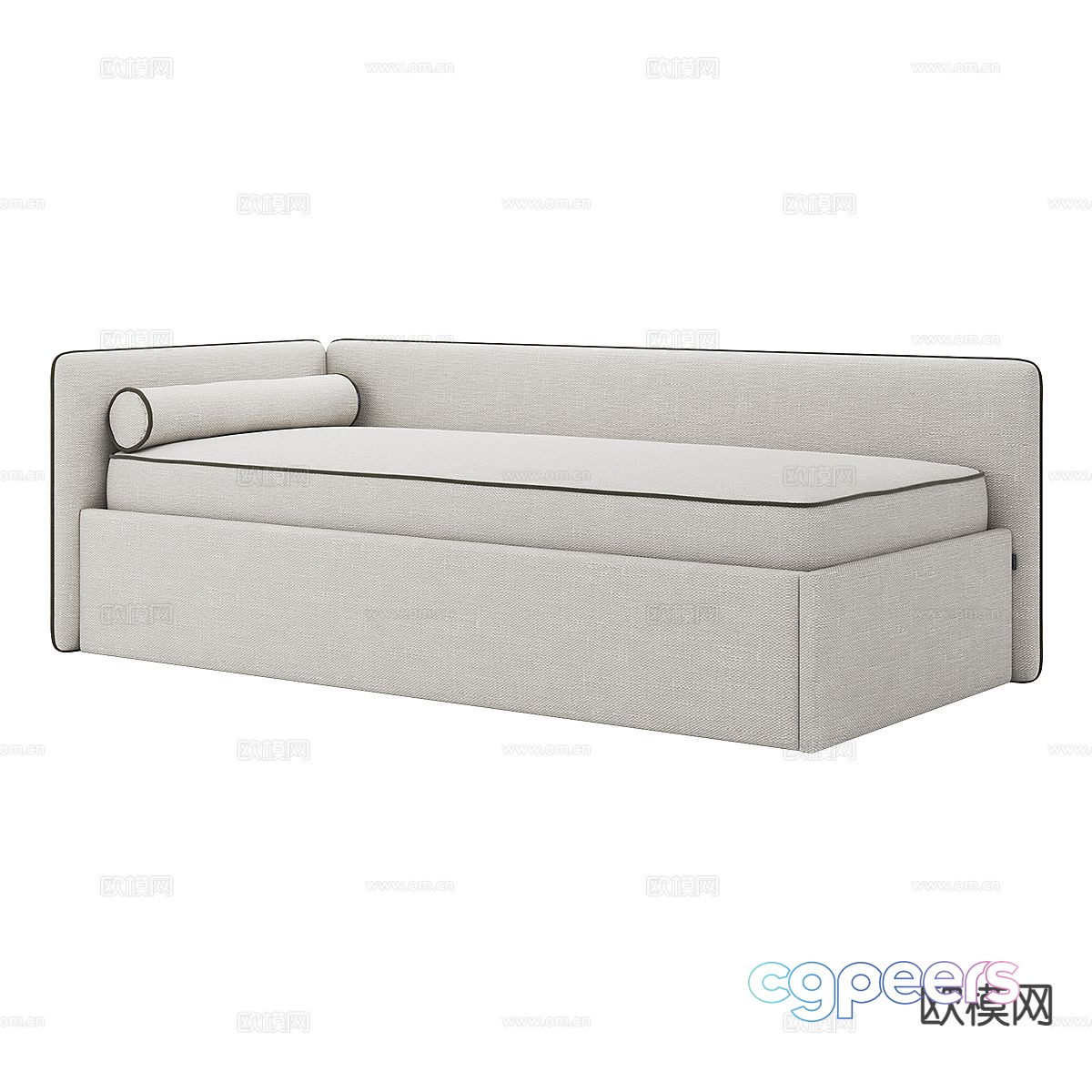 Modern sofa bed single bed 3d model Modern sofa bed single bed 3d model