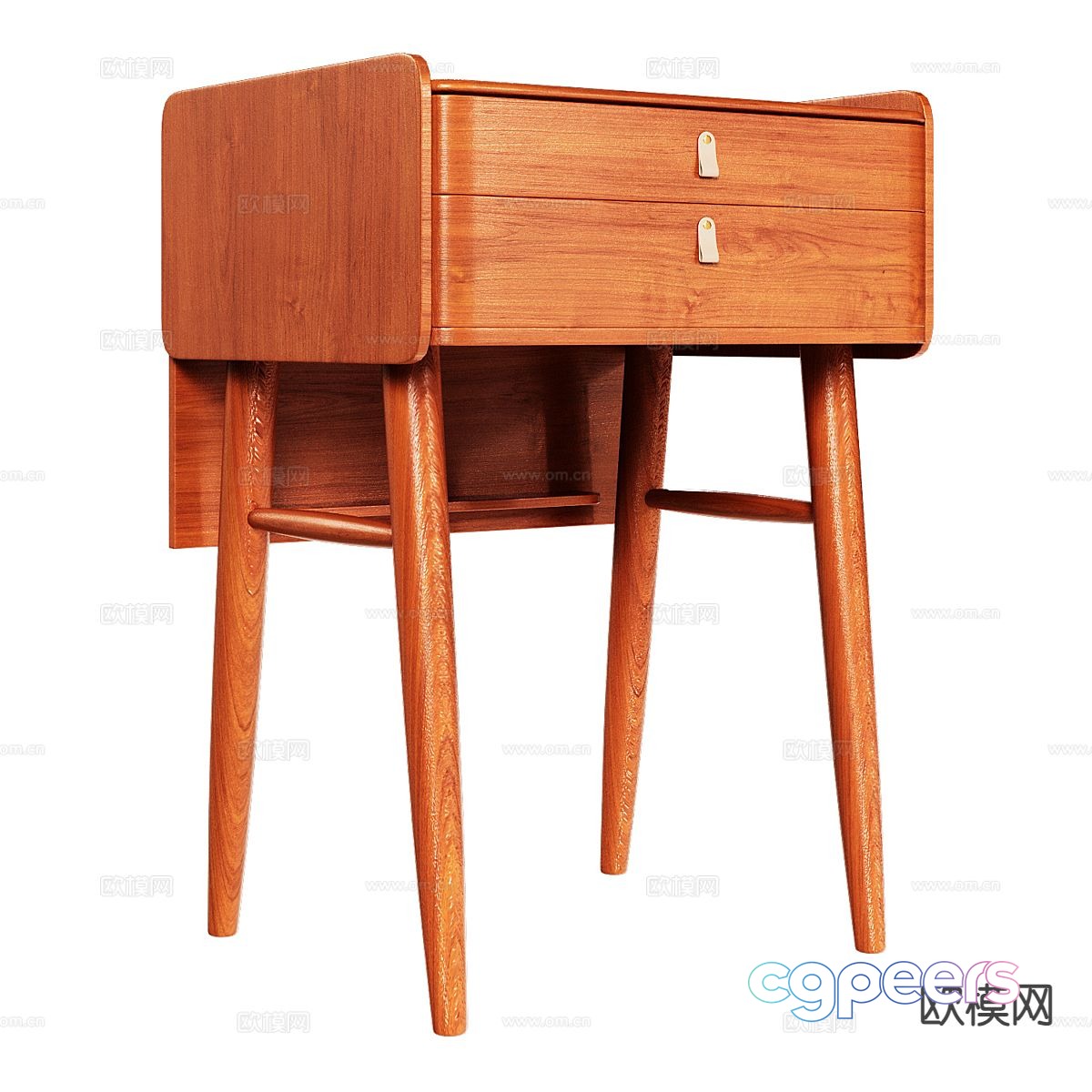 Nordic bedside table 3d model Nordic bedside table 3d model