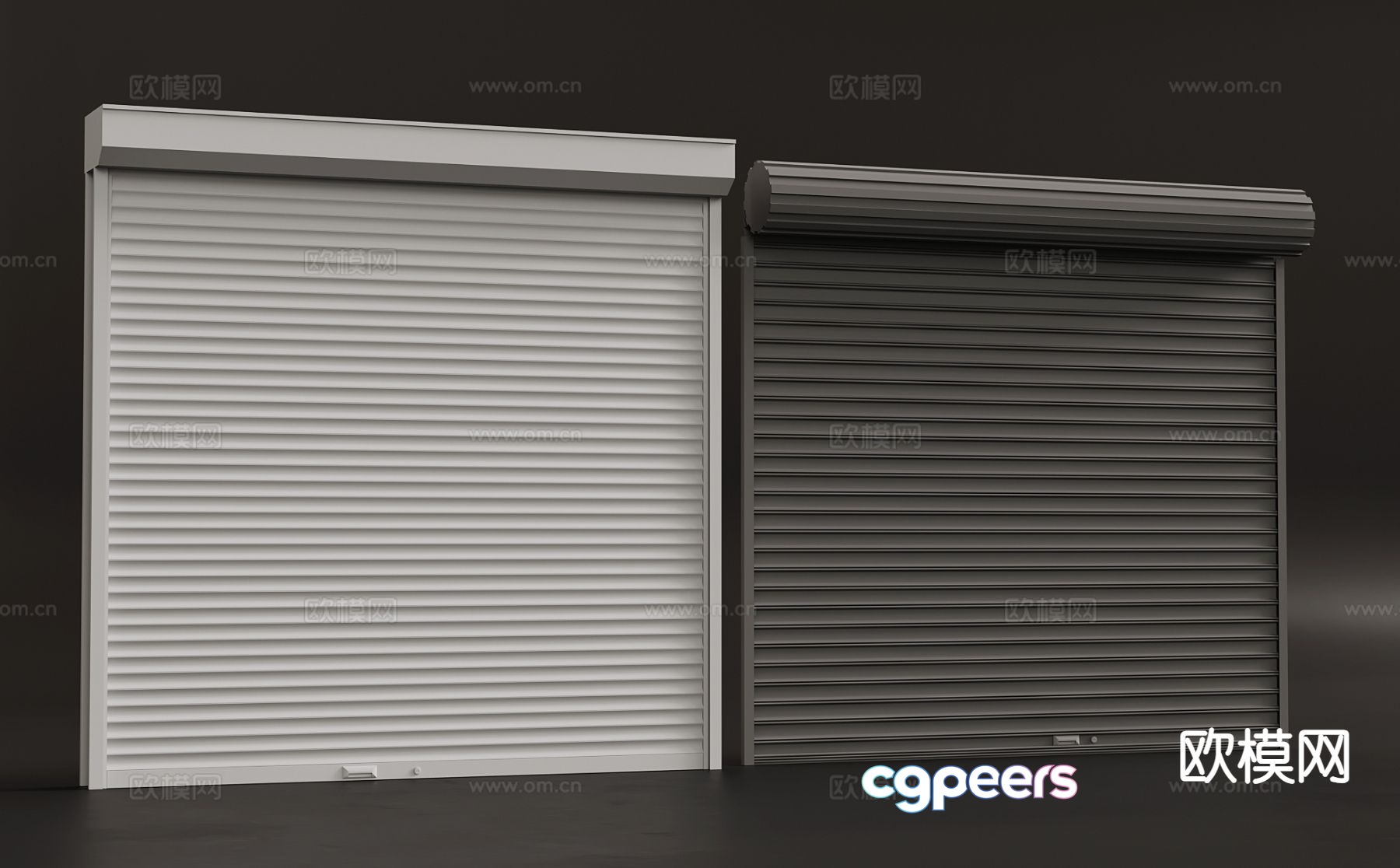 Rolling shutter door Rolling shutter door Garage door 3D model Rolling shutter door Rolling shutter door Garage door 3D model