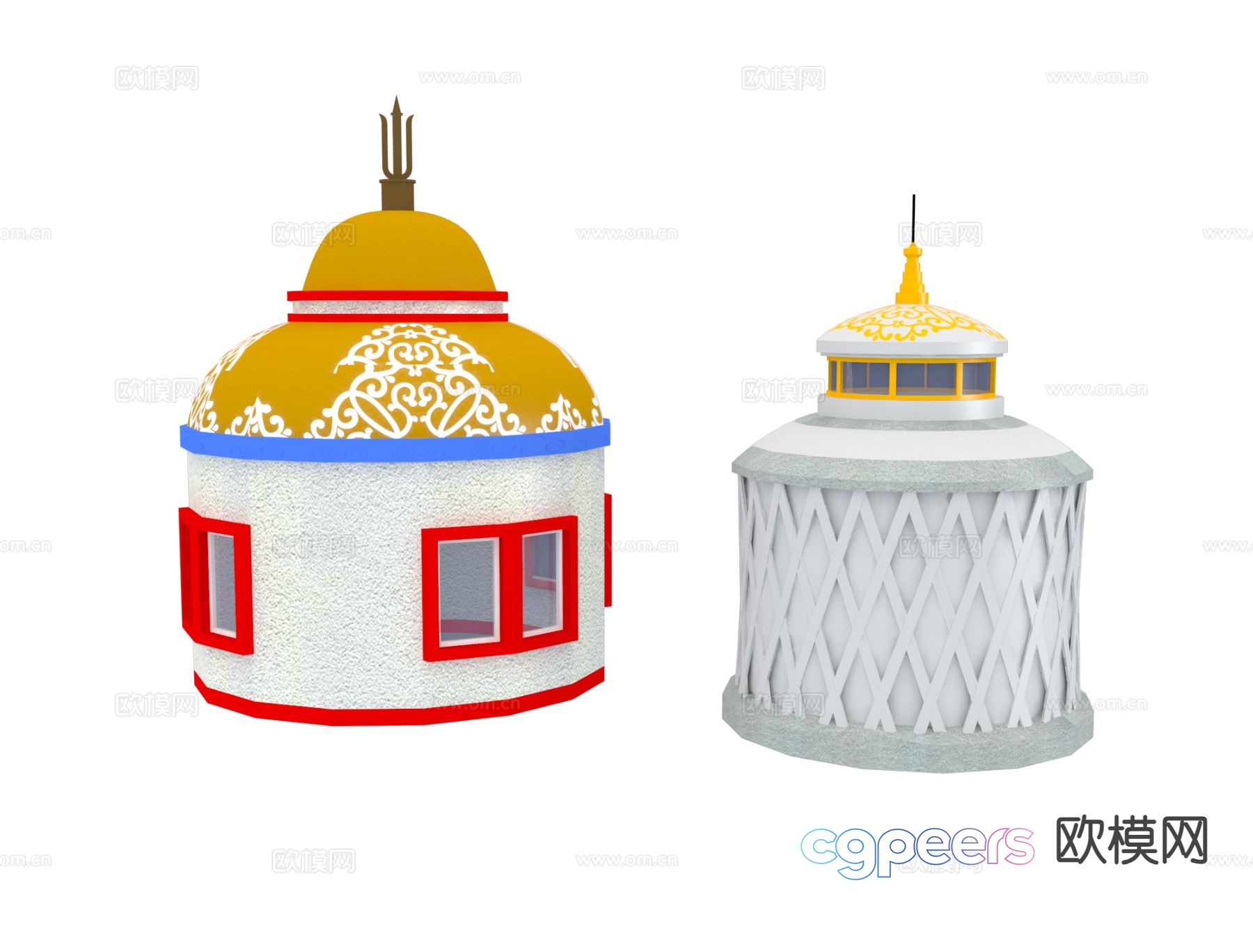yurt tent 3d model yurt tent 3d model