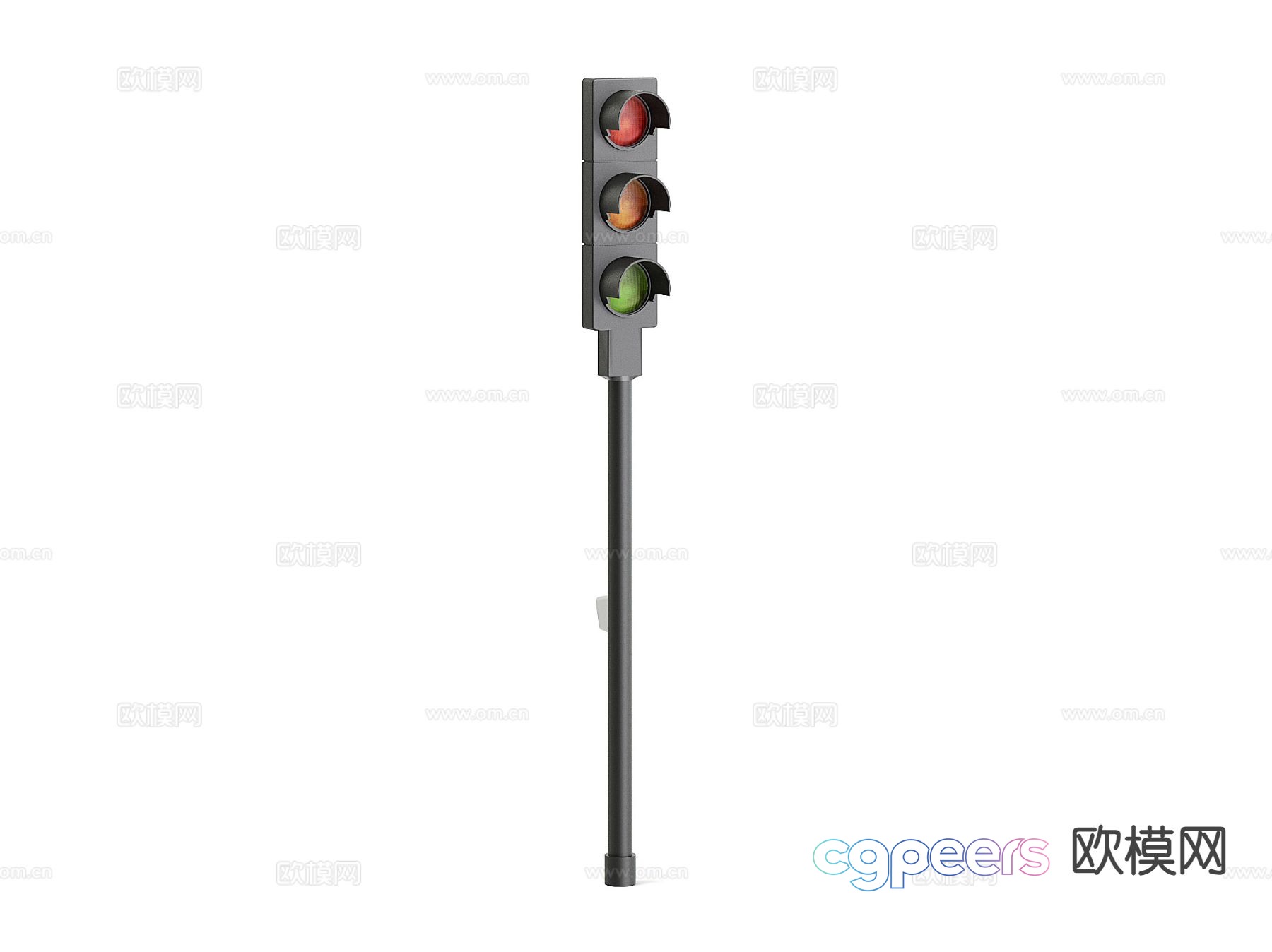 Traffic facilities traffic light 3d model Traffic facilities traffic light 3d model