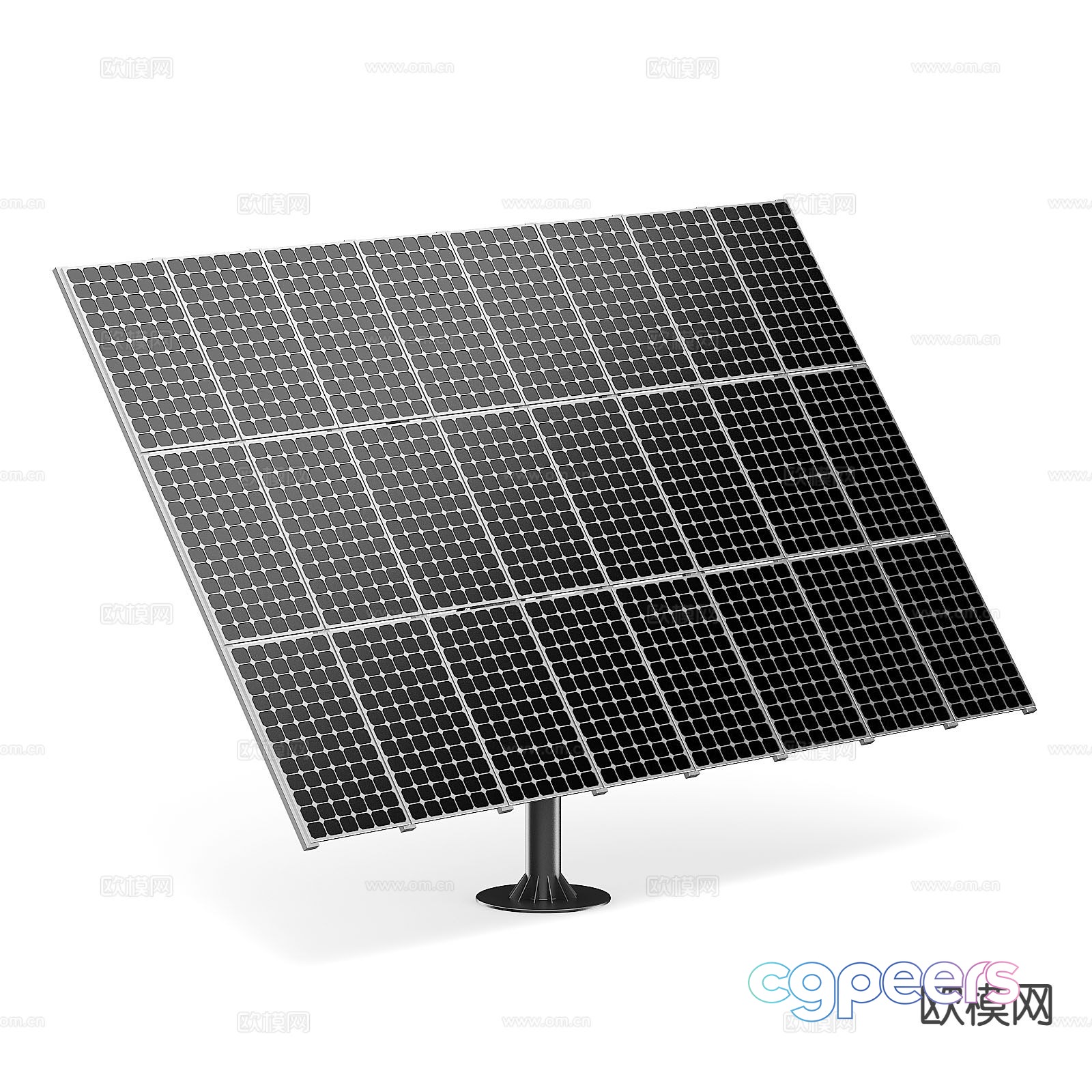 solar panel photovoltaic panel power generation panel 3d model