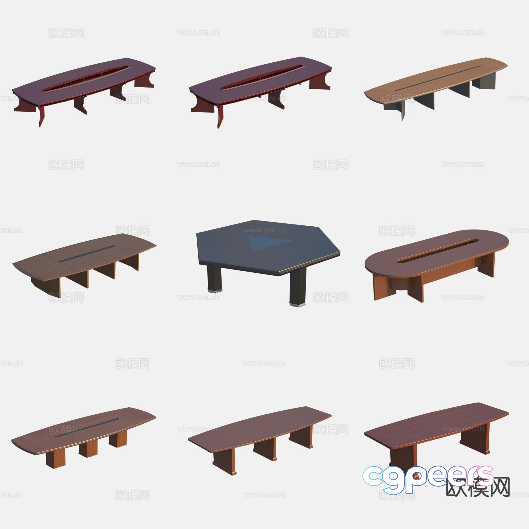 Modern conference table conference table 3d model Modern conference table conference table 3d model