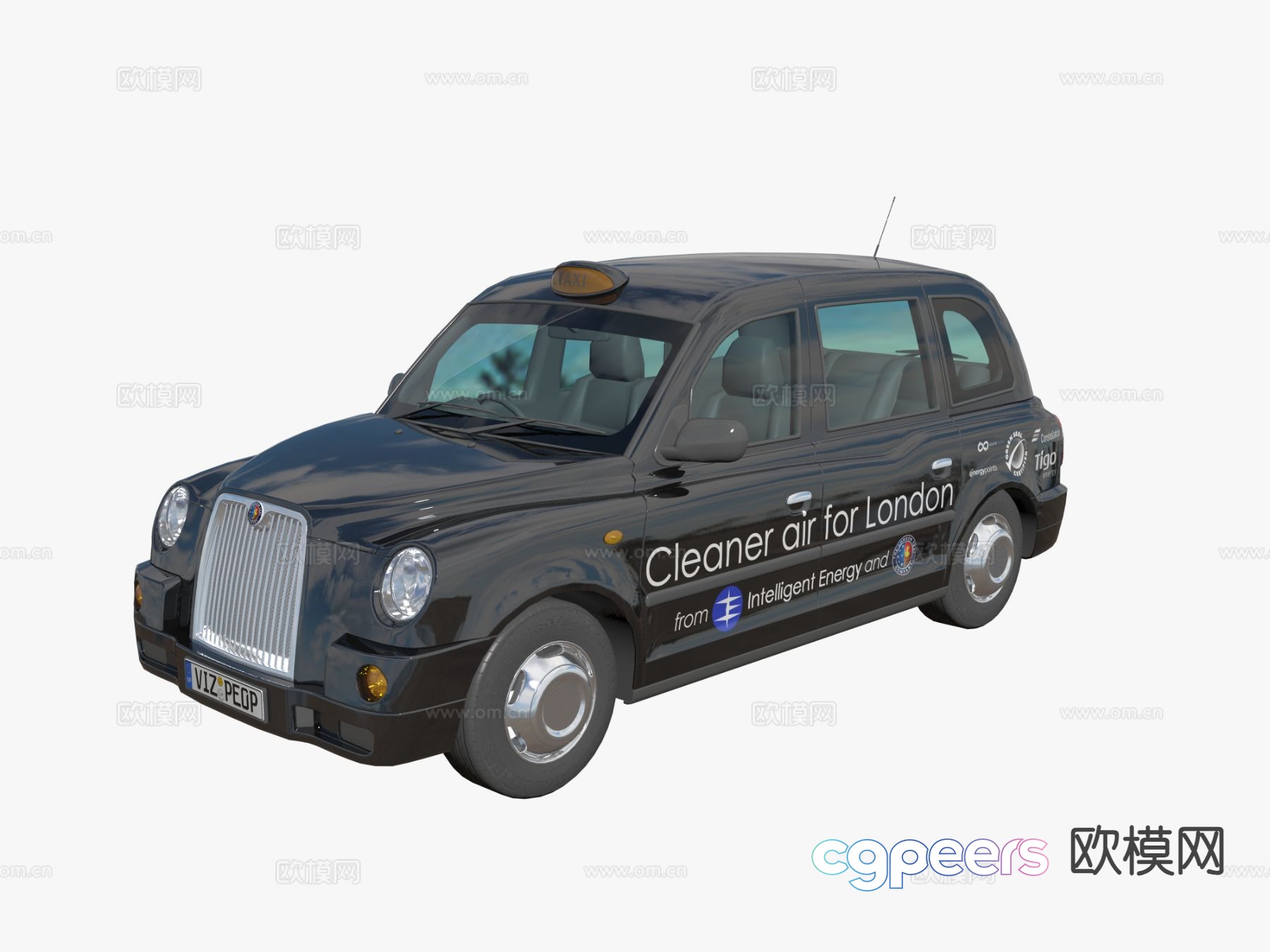 british taxi car sedan 3d model british taxi car sedan 3d model