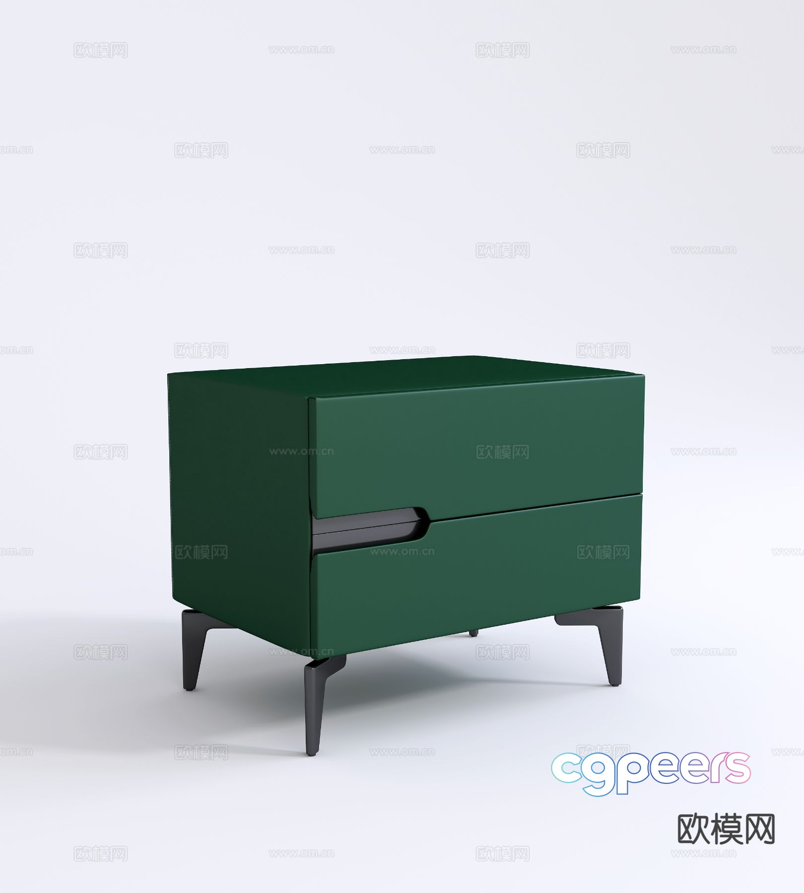 Modern bedside table 3d model Modern bedside table 3d model