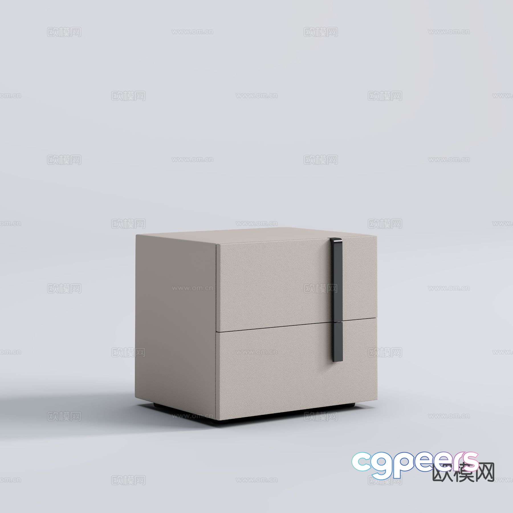 Modern bedside table 3d model Modern bedside table 3d model