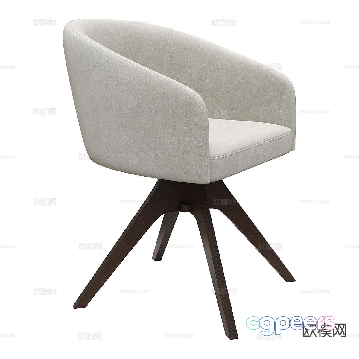 Modern chair leisure chair 3d model