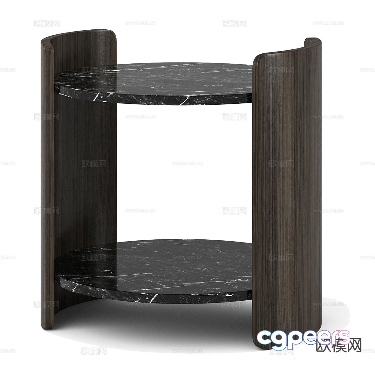 Modern bedside table 3d model Modern bedside table 3d model