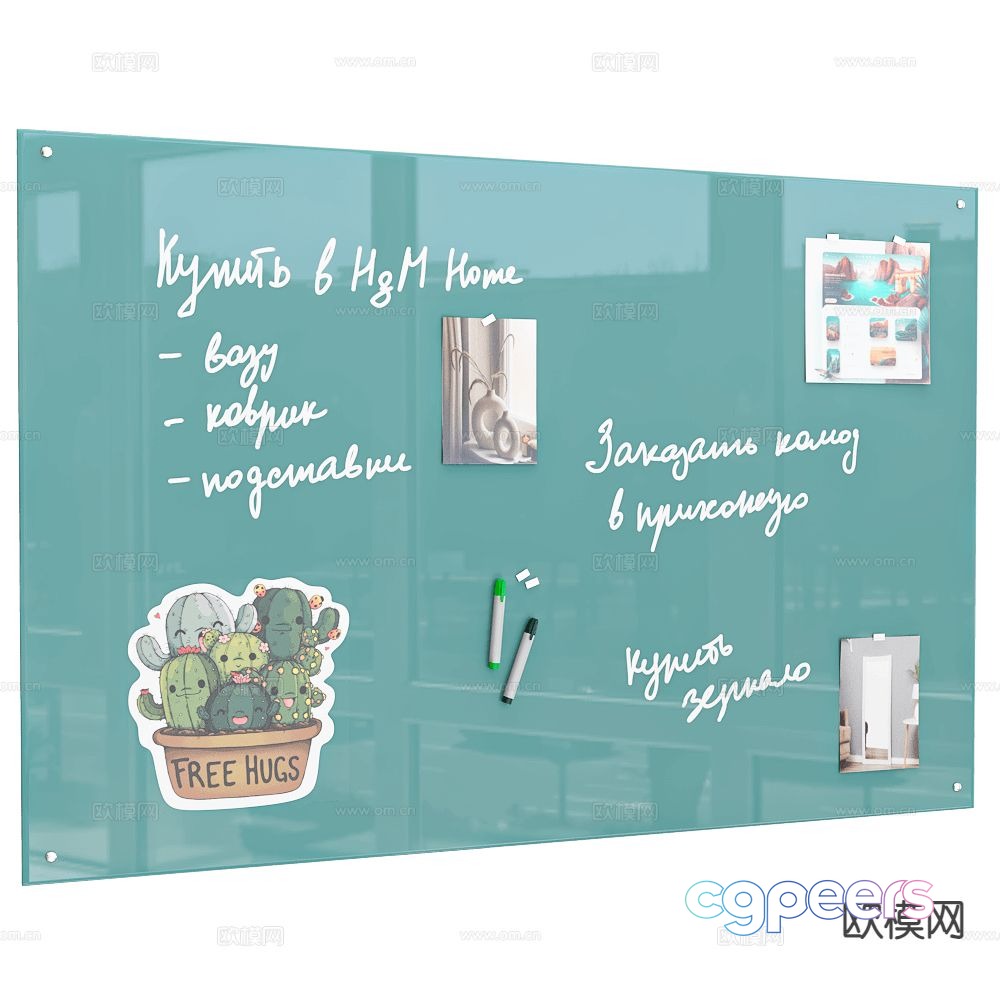 ASKELL blackboard whiteboard display board 3d model ASKELL blackboard whiteboard display board 3d model