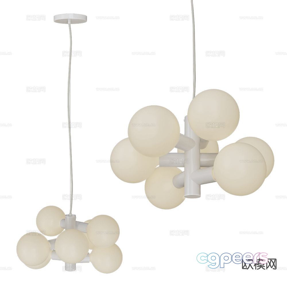 Tala creative chandelier hall chandelier 3d model Tala creative chandelier hall chandelier 3d model