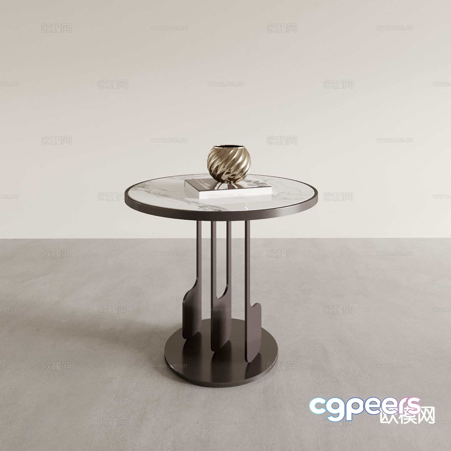 Modern corner table side table round table table table 3D model Modern corner table side table round table table table 3D model