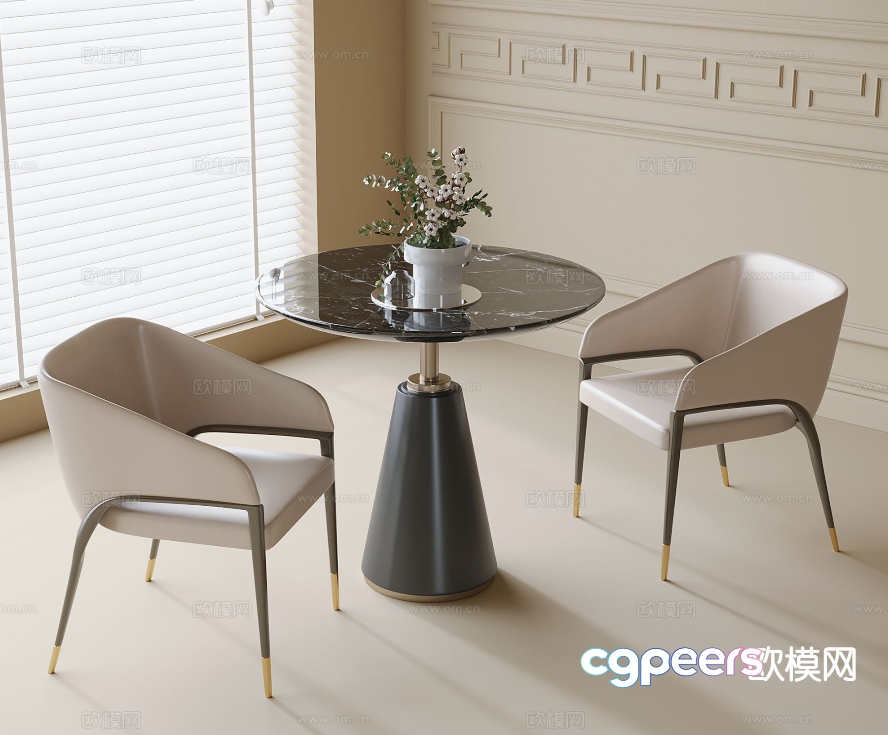 Leisure tables and chairs Negotiation tables and chairs 3d model Leisure tables and chairs Negotiation tables and chairs 3d model