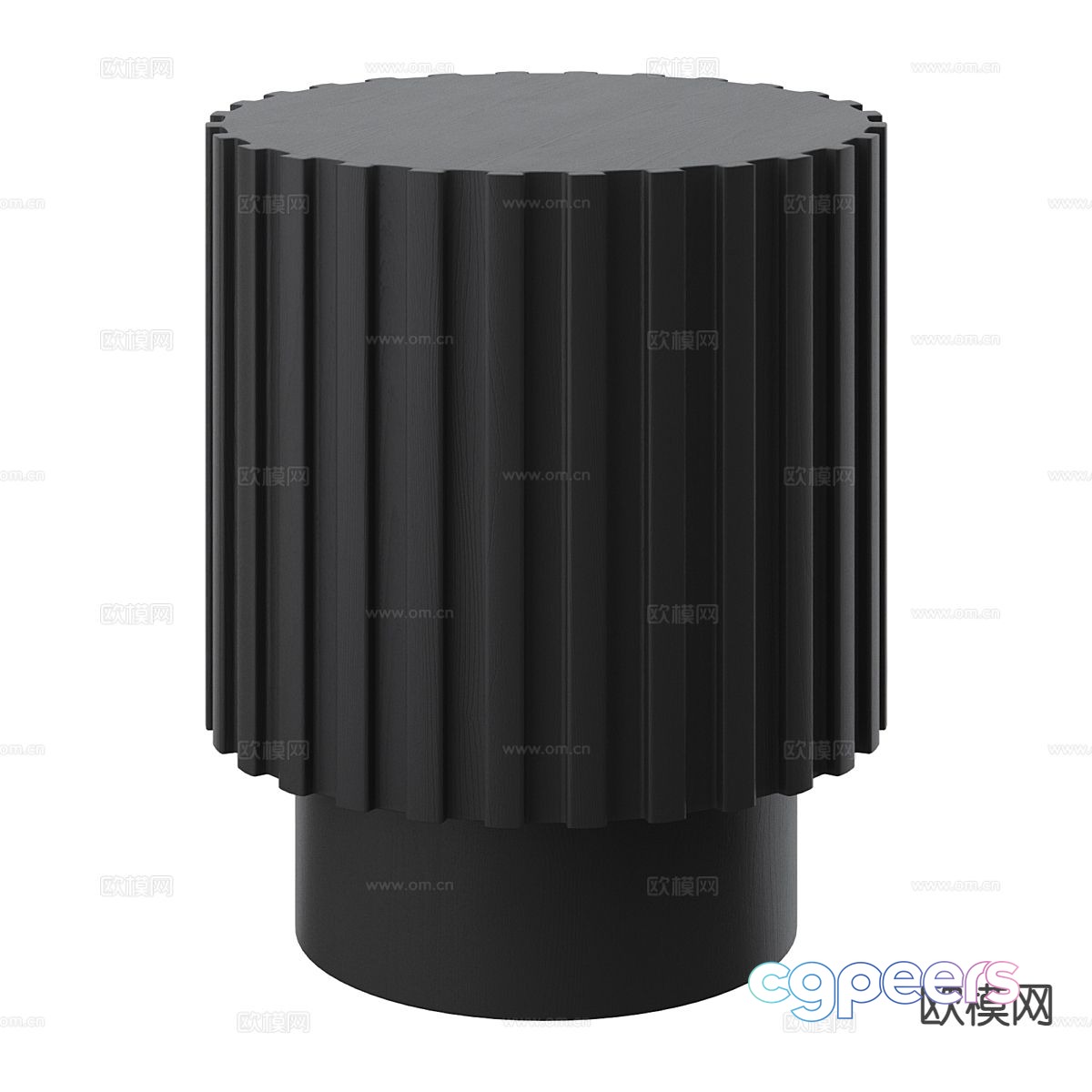 Stool low stool round stool 3d model Stool low stool round stool 3d model