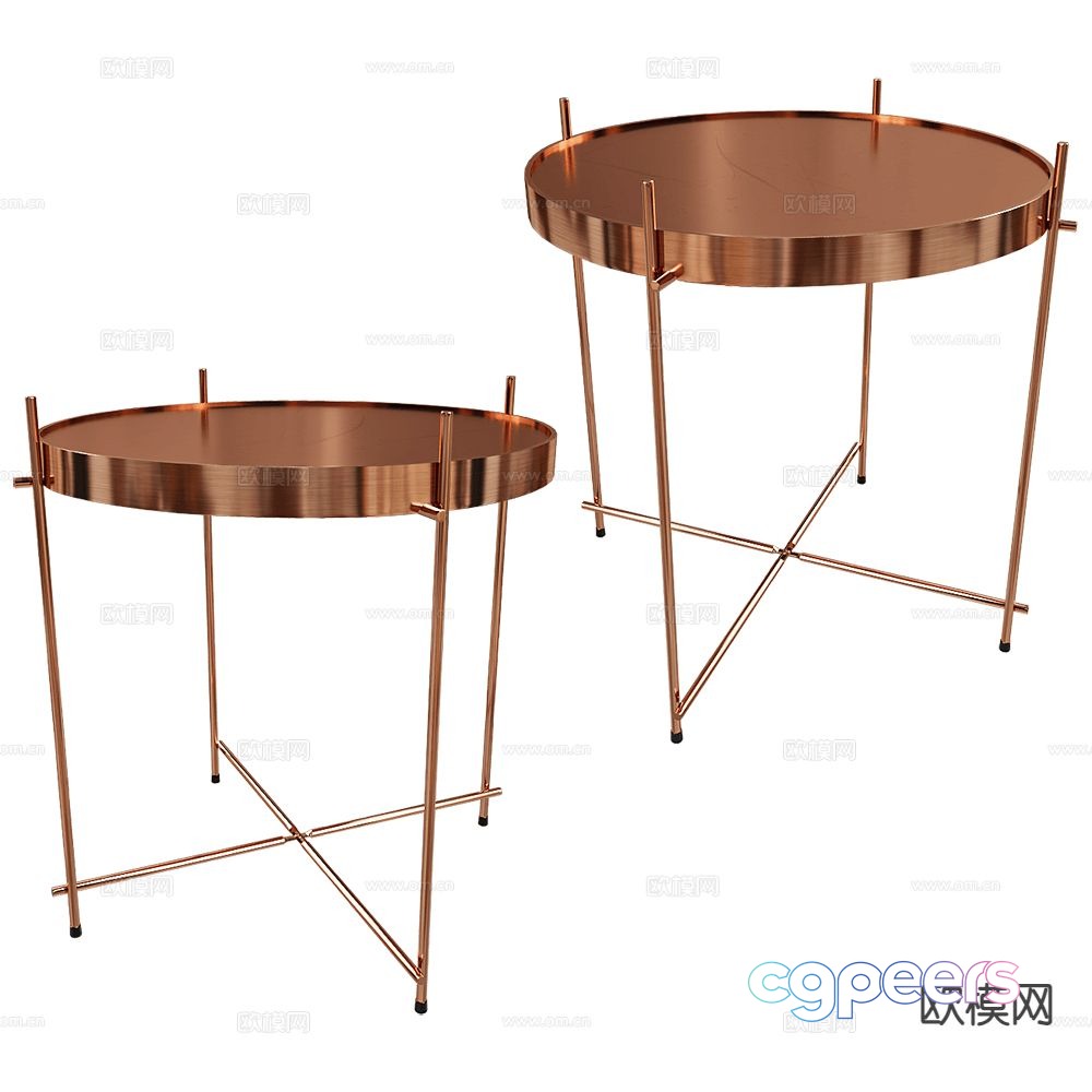 Zuiver Group light luxury side table corner table round table 3D model Zuiver Group light luxury side table corner table round table 3D model