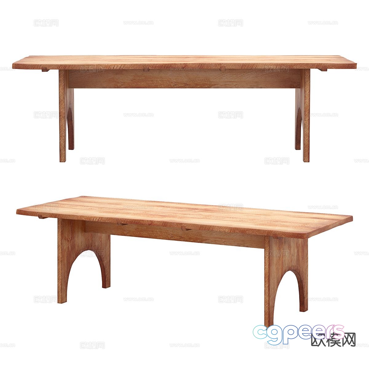 Nordic dining table 3d model Nordic dining table 3d model
