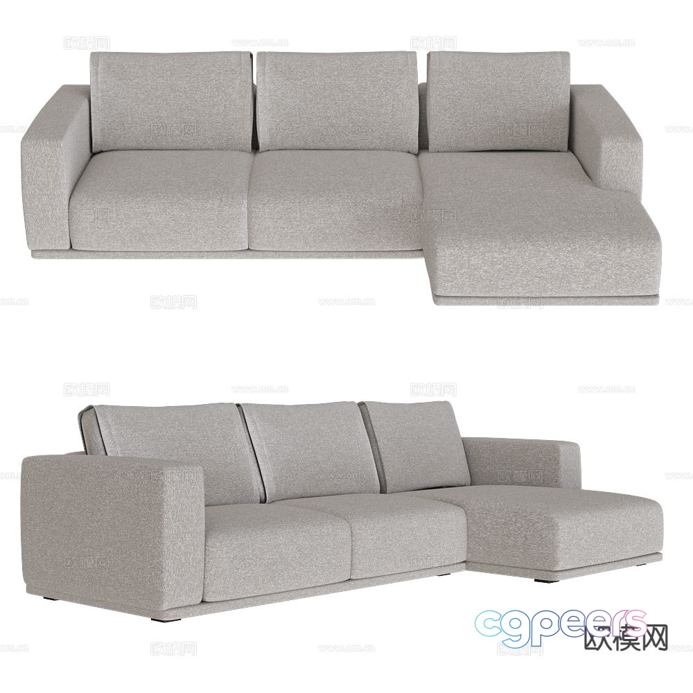 IL Loft corner sofa multi-person sofa 3d model IL Loft corner sofa multi-person sofa 3d model