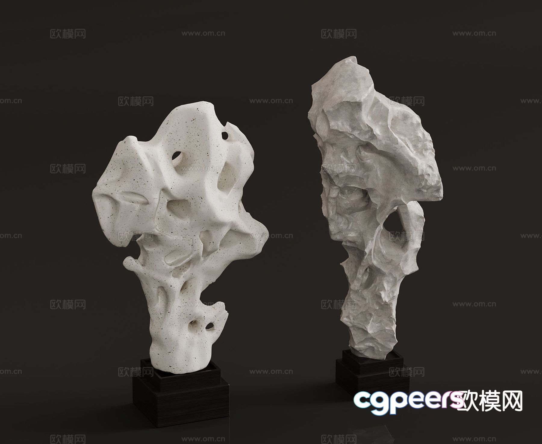 Modern sculpture ornaments Taihu stone sculpture 3D model Modern sculpture ornaments Taihu stone sculpture 3D model