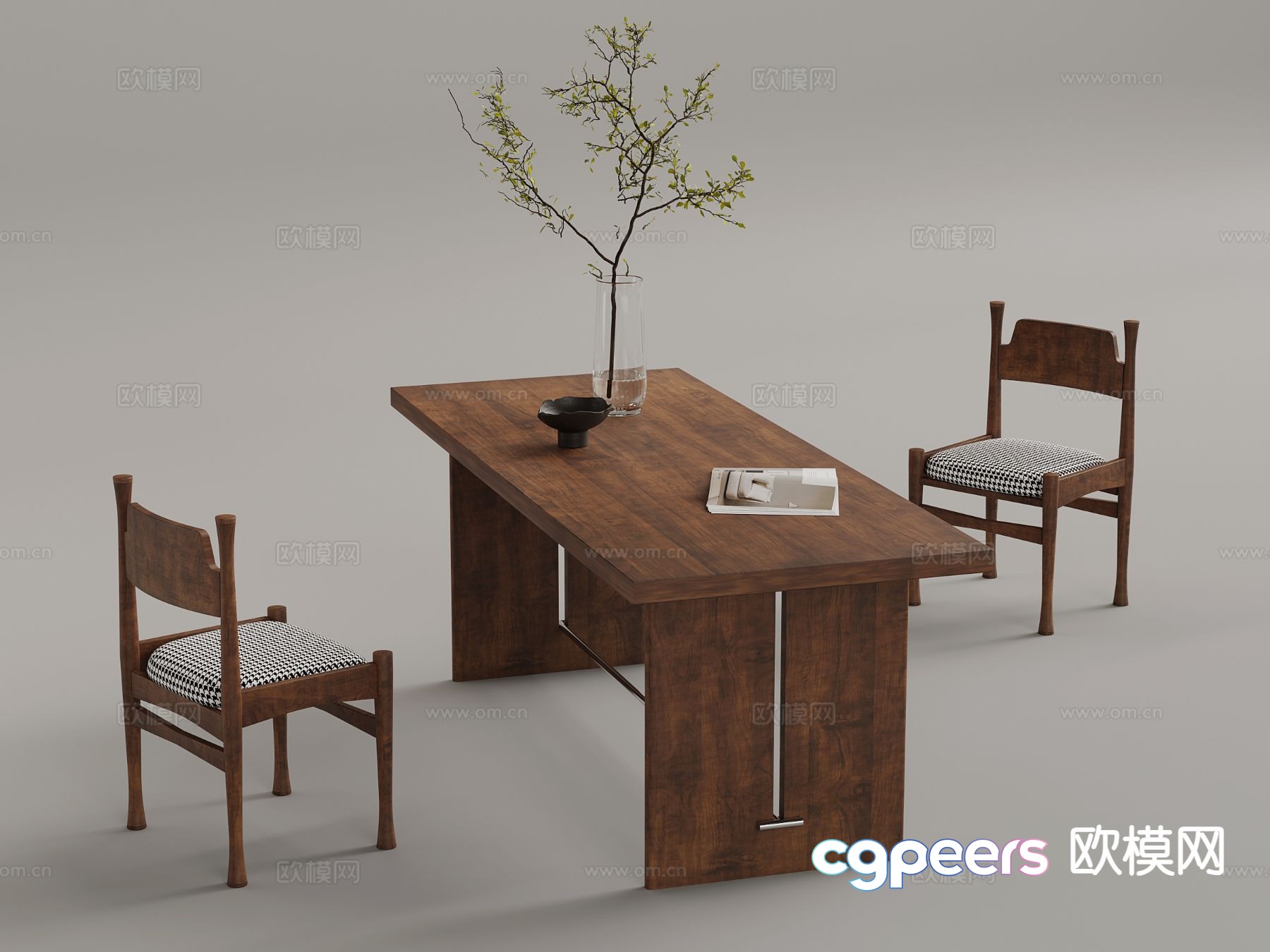 Medieval dining table 3d model Medieval dining table 3d model