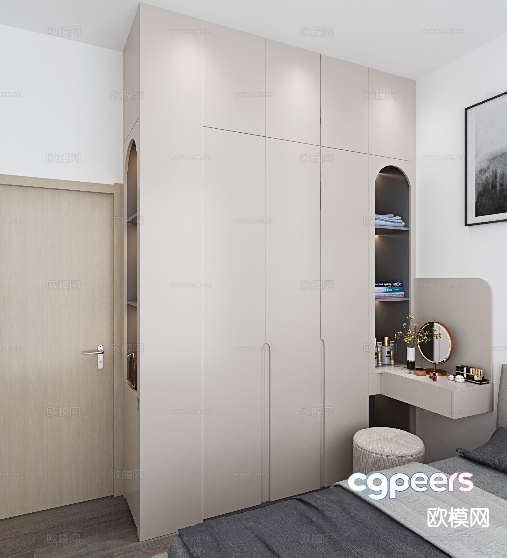modern wardrobe wardrobe 3d model modern wardrobe wardrobe 3d model