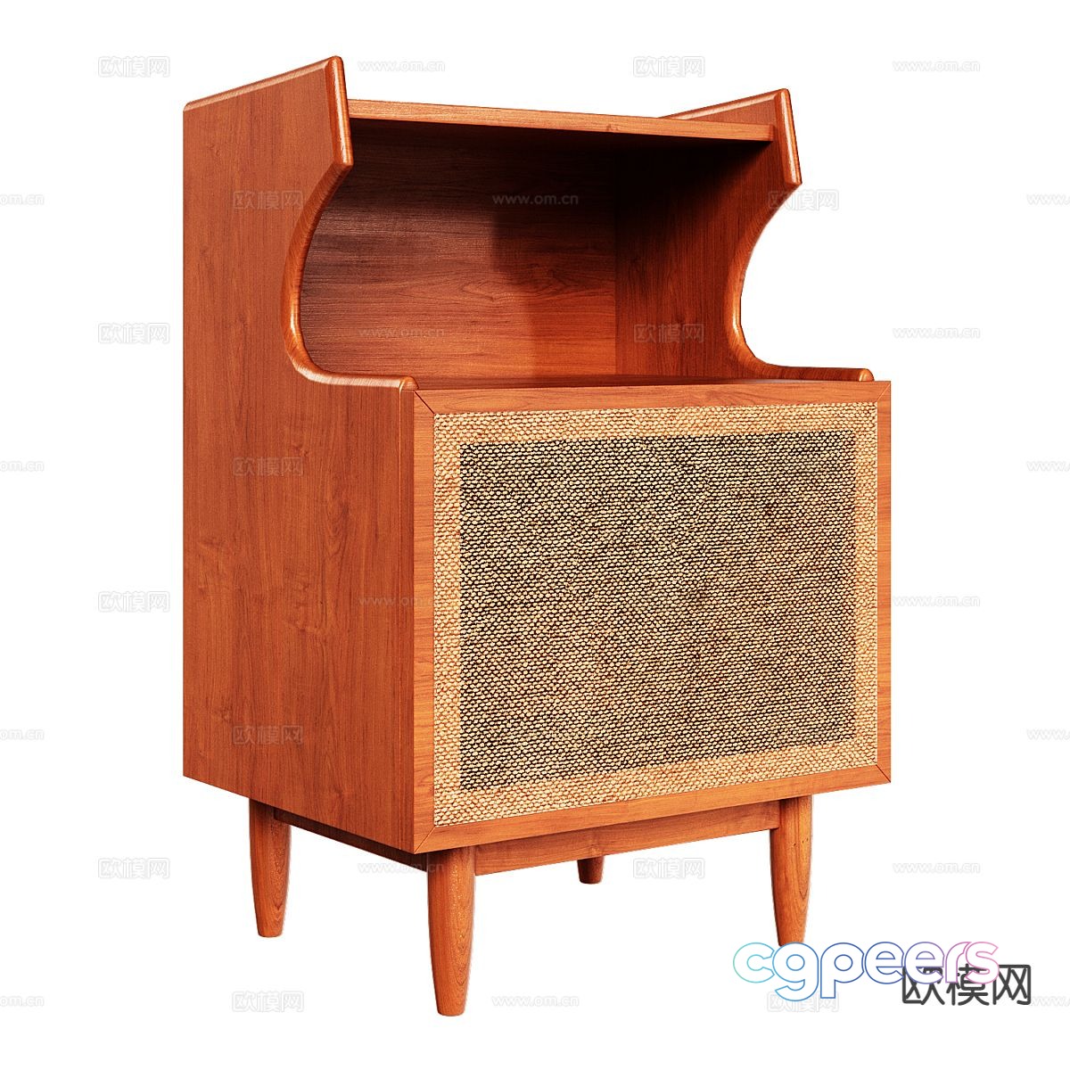 Nordic bedside table 3d model Nordic bedside table 3d model