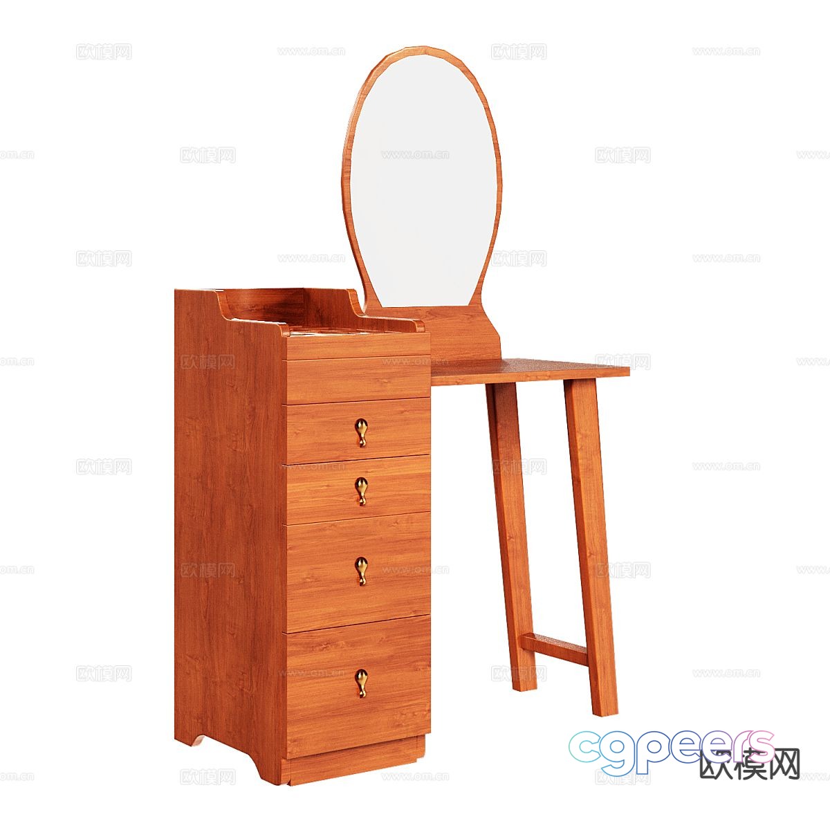 Nordic dressing table dressing table 3d model Nordic dressing table dressing table 3d model