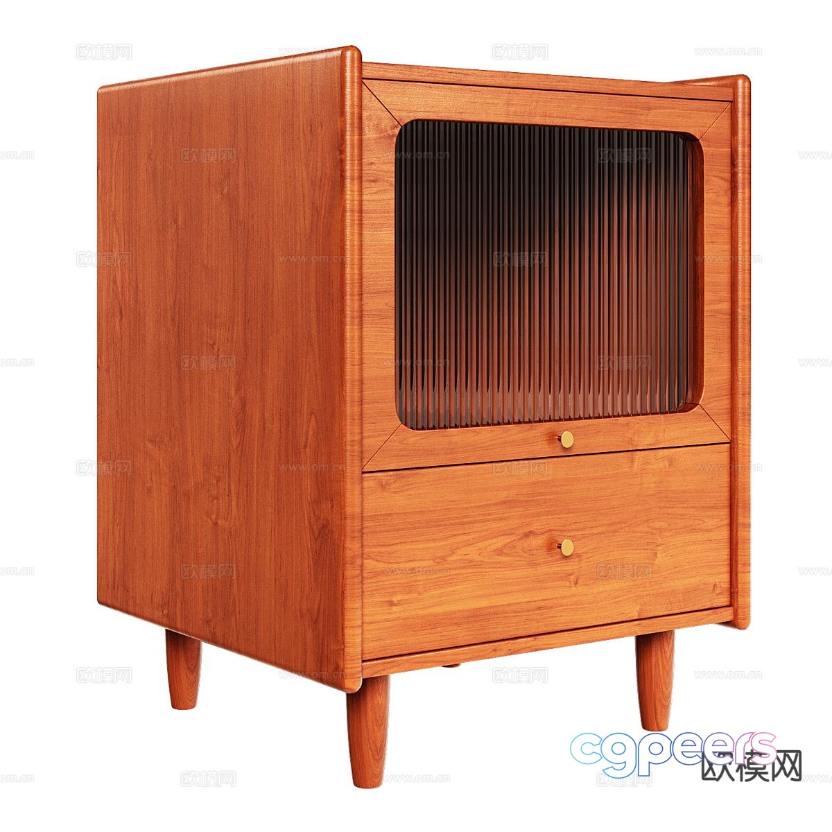 Nordic bedside table 3d model Nordic bedside table 3d model