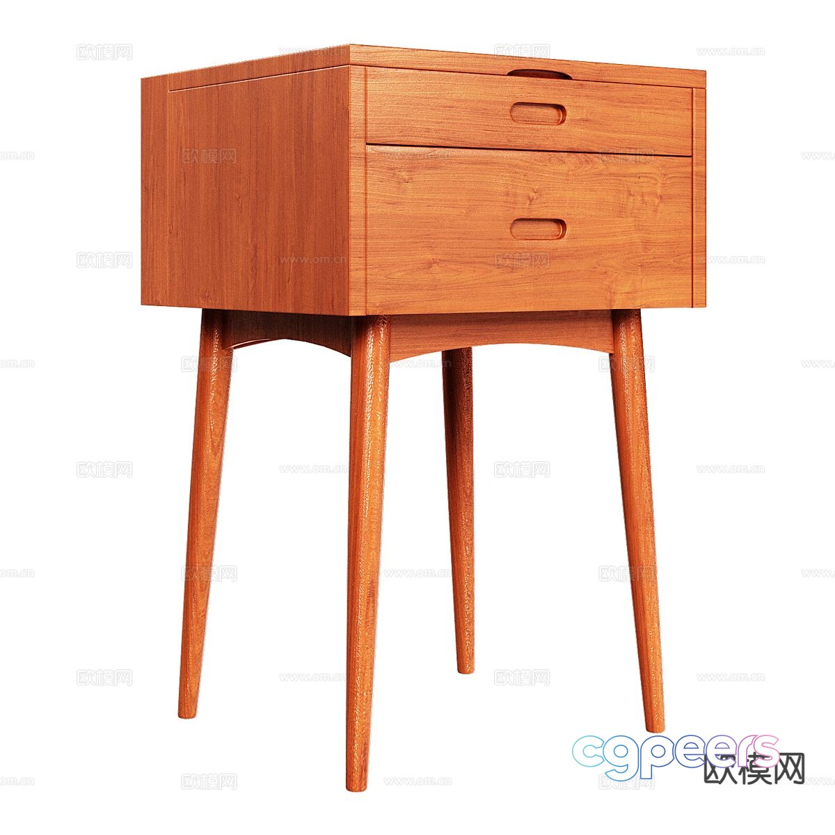 Nordic bedside table 3d model Nordic bedside table 3d model