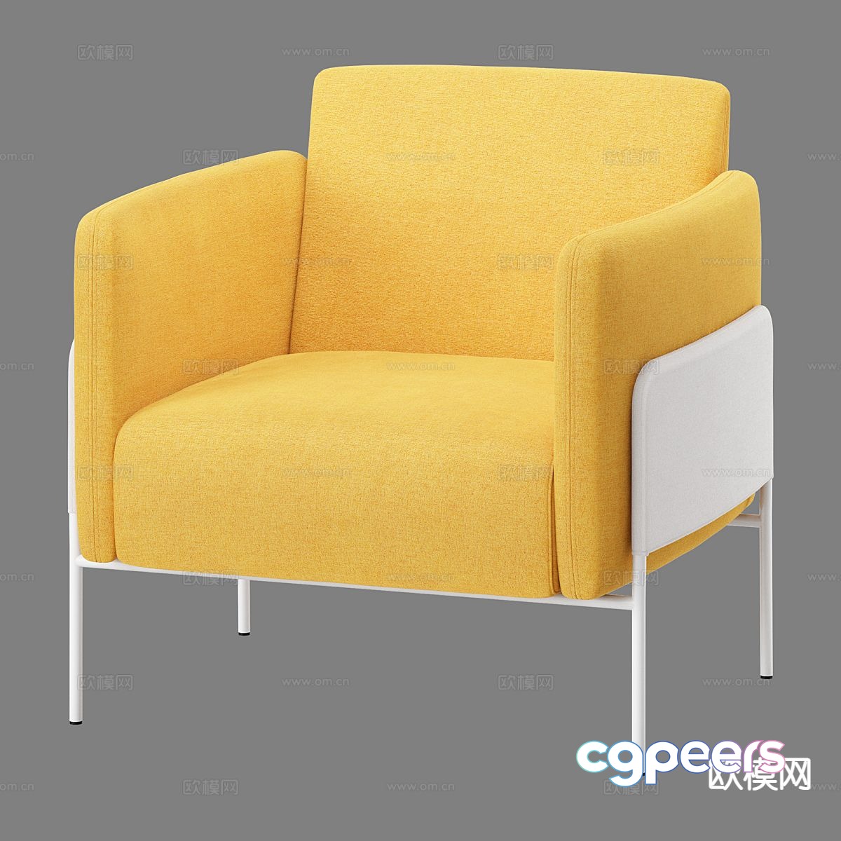 Modern single sofa leisure sofa 3d model Modern single sofa leisure sofa 3d model
