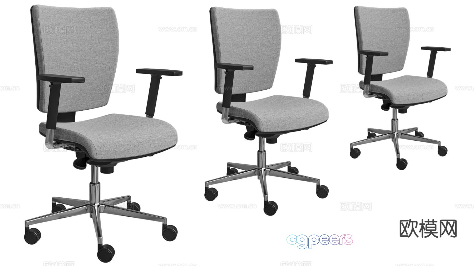 Simple office chair 3d model Simple office chair 3d model