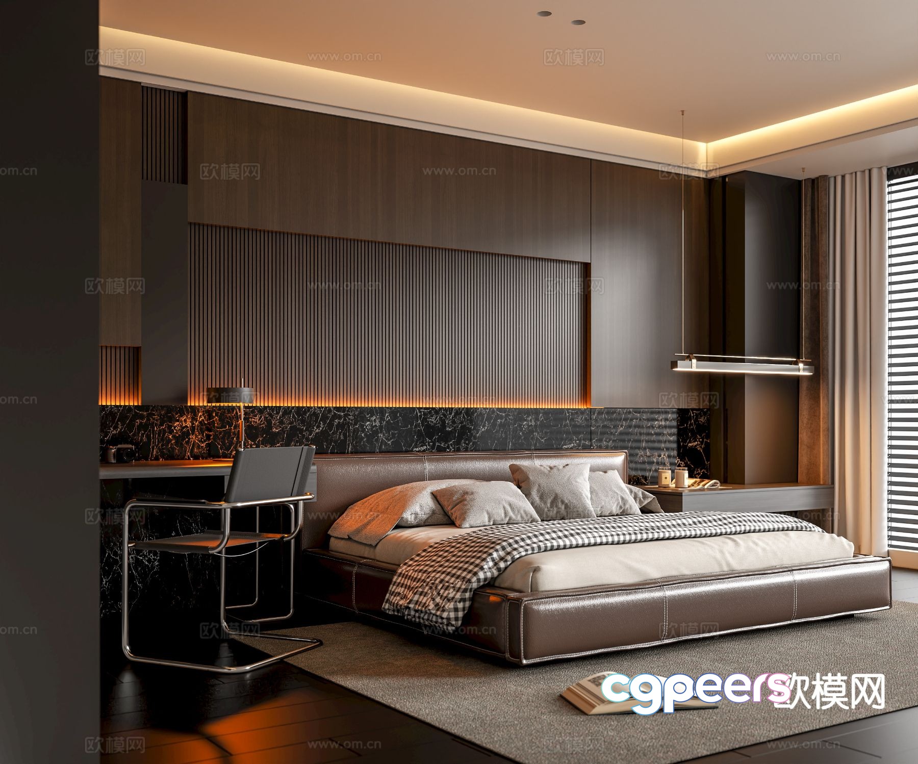 Italian style bedroom master bedroom 3d model Italian style bedroom master bedroom 3d model