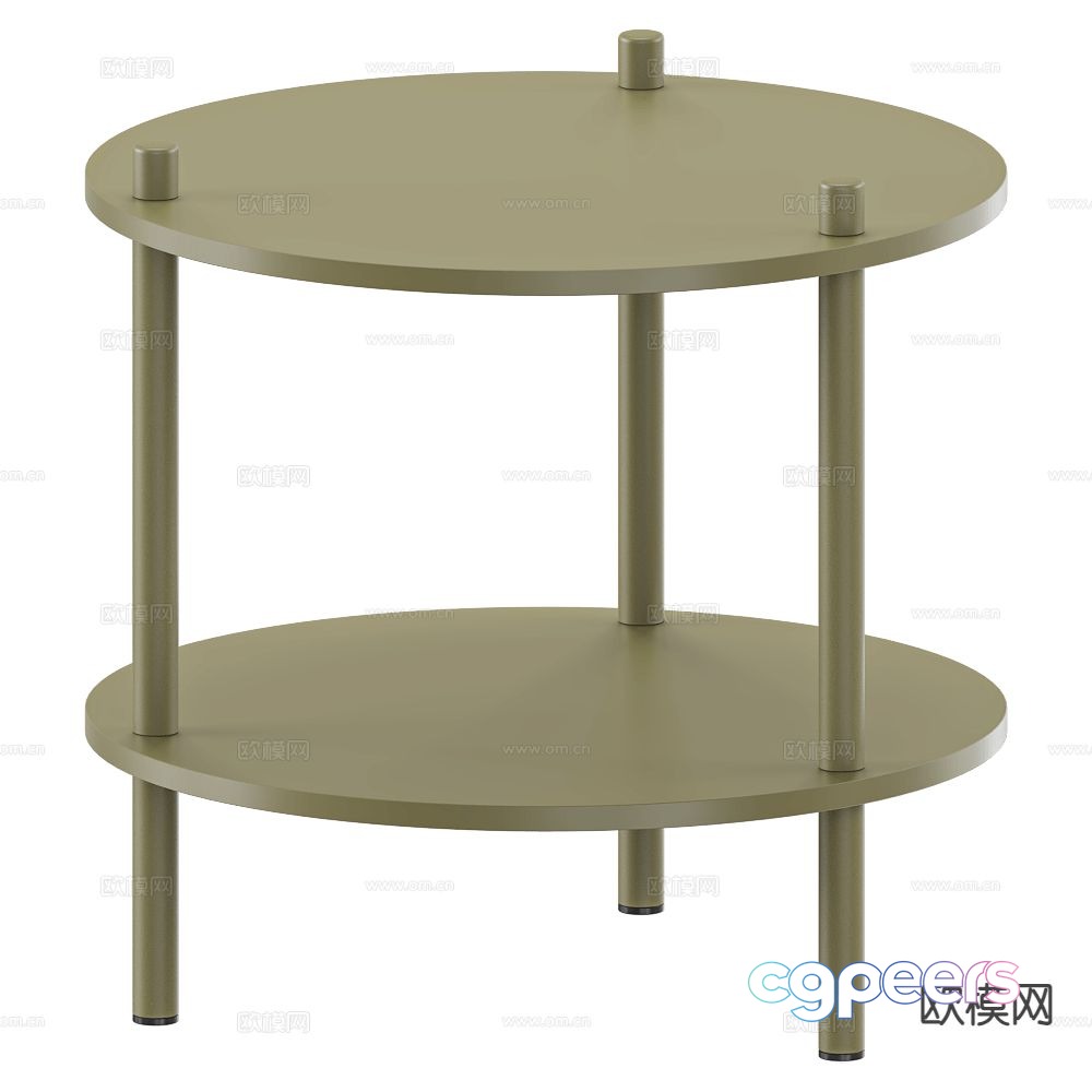 Delo side table corner table round table 3d model Delo side table corner table round table 3d model