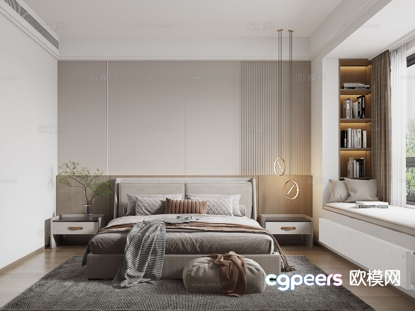 Modern bedroom master bedroom 3d model Modern bedroom master bedroom 3d model