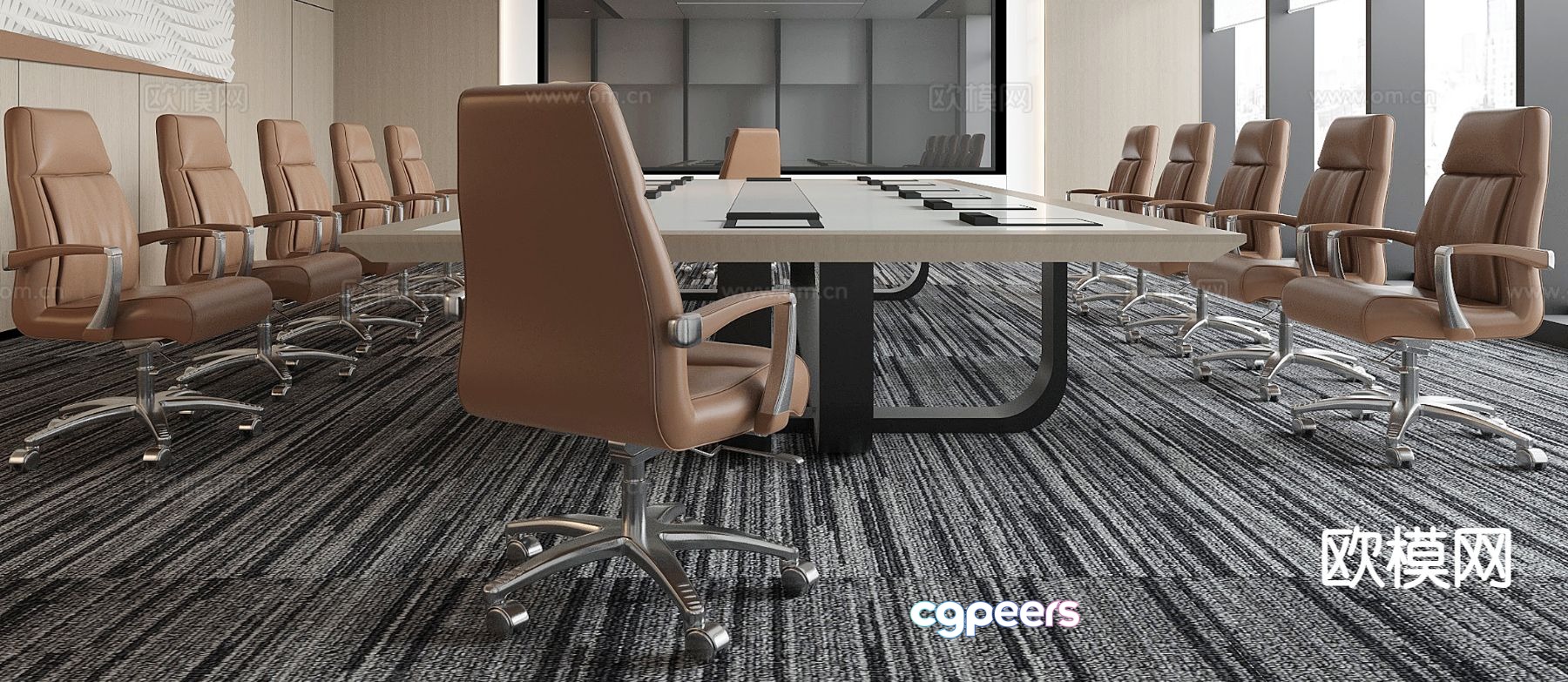 Modern conference table conference table 3d model Modern conference table conference table 3d model