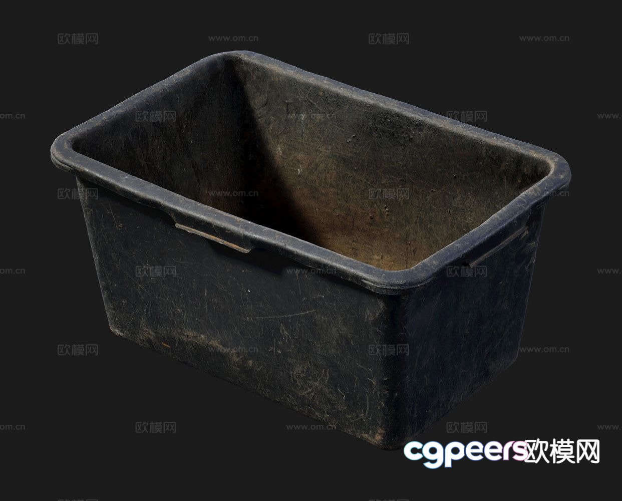 Iron storage trough plastic trough sink 3d model Iron storage trough plastic trough sink 3d model