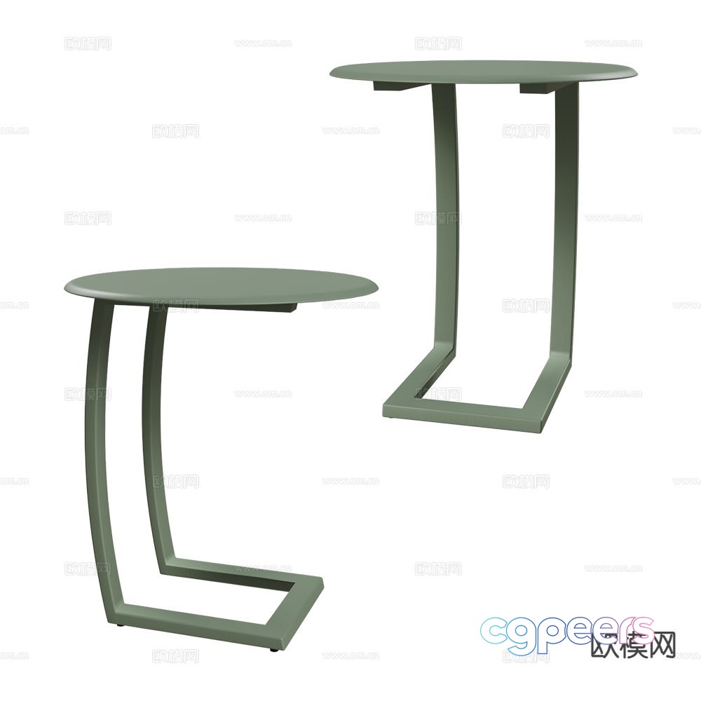 BAXTER side table and corner table 3D model BAXTER side table and corner table 3D model