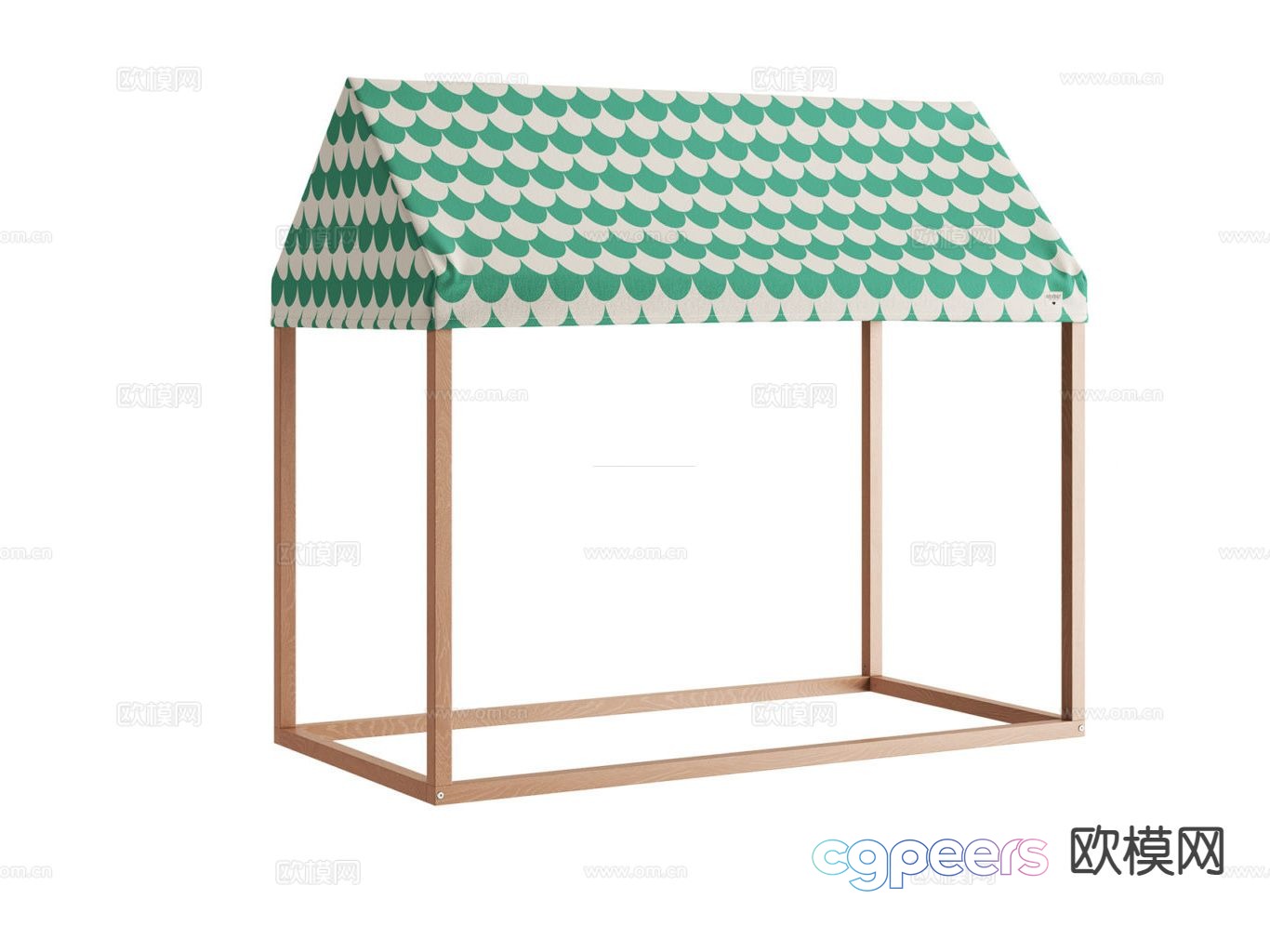 Children’s tent bed 3d model Children’s tent bed 3d model