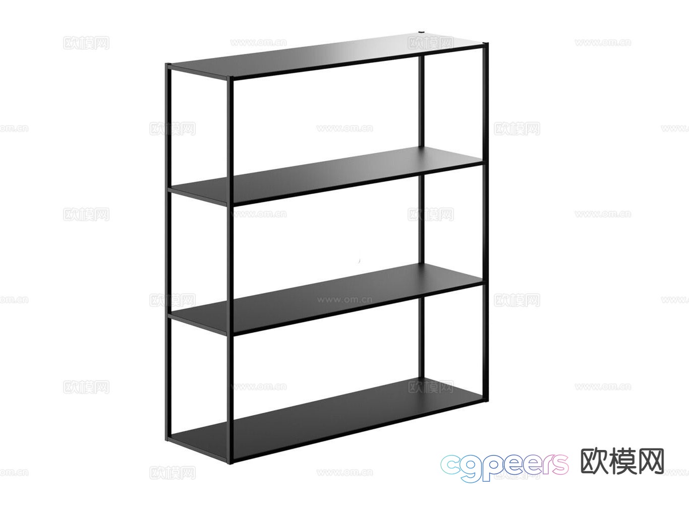 Decorative rack display rack 3d model Decorative rack display rack 3d model