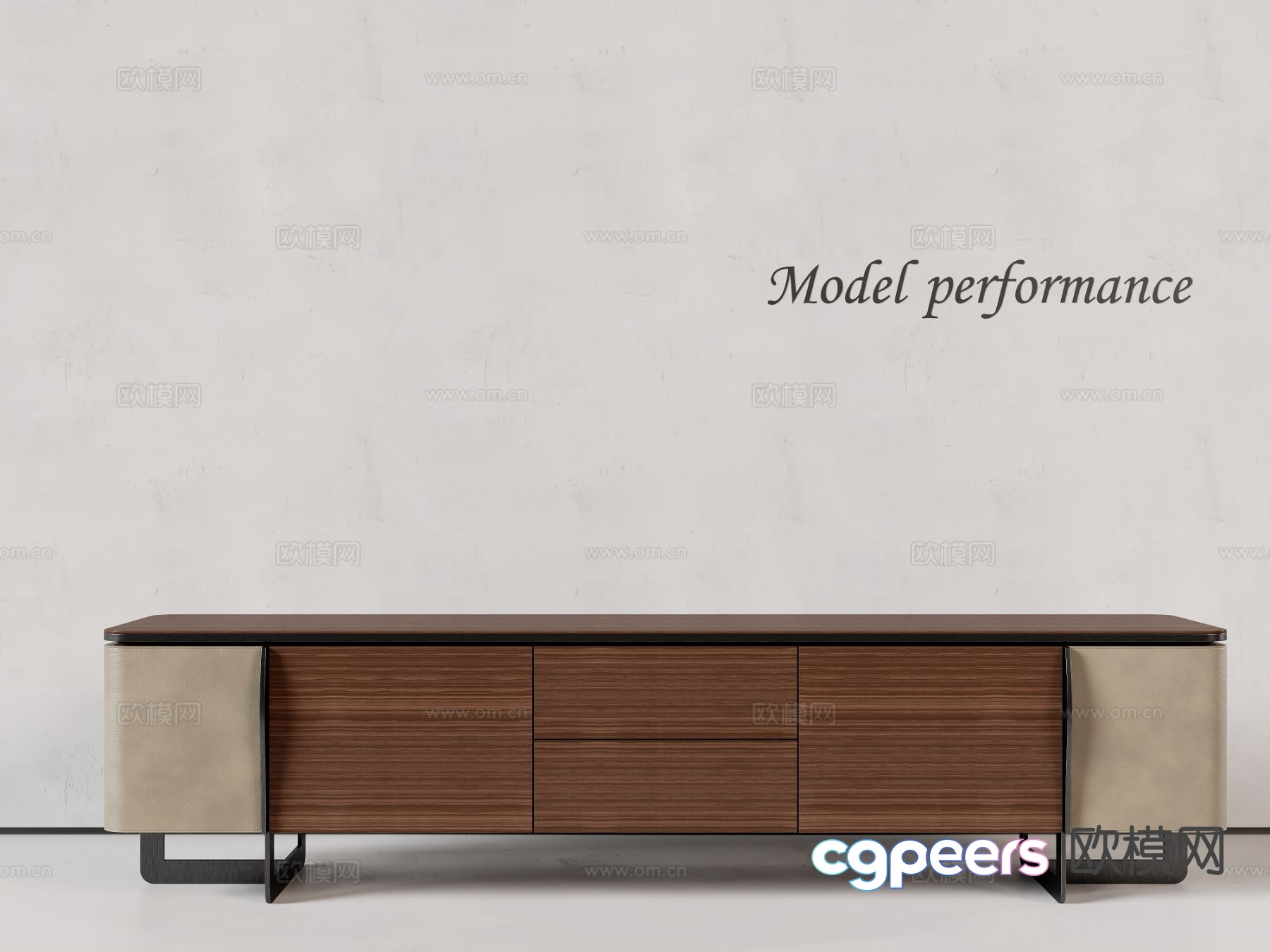 Modern TV cabinet 3d model Modern TV cabinet 3d model