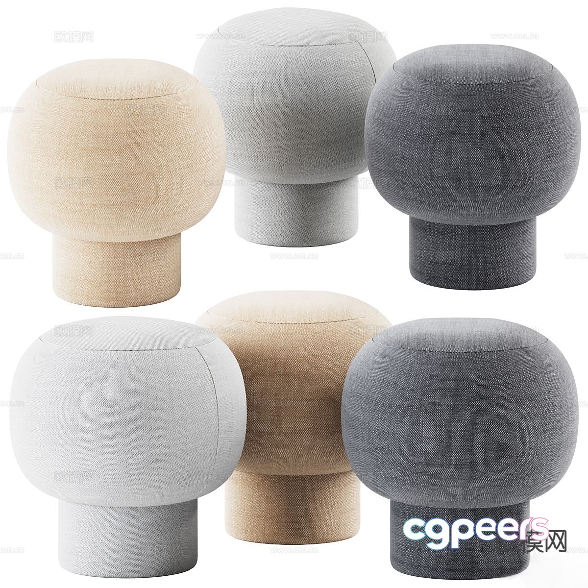 Stool sofa stool 3d model Stool sofa stool 3d model
