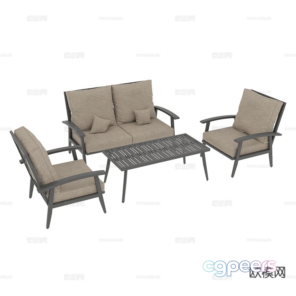 Arthur modern modular sofa 3d model Arthur modern modular sofa 3d model