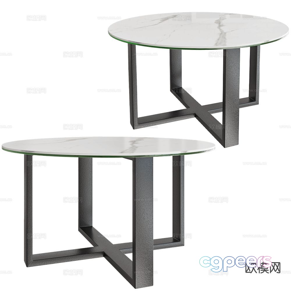 CERAGLASS coffee table 3d model CERAGLASS coffee table 3d model