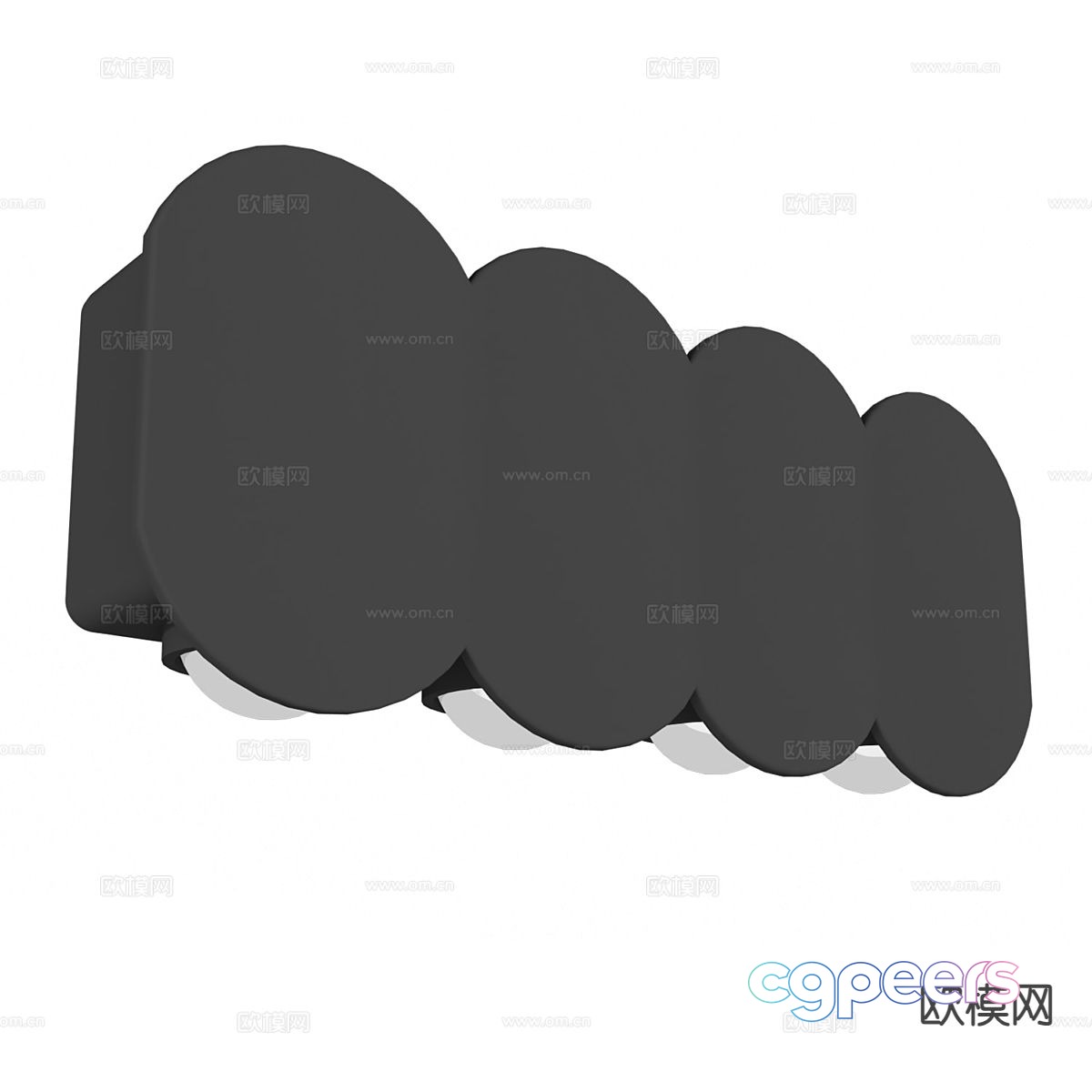 Modern wall light 3d model Modern wall light 3d model