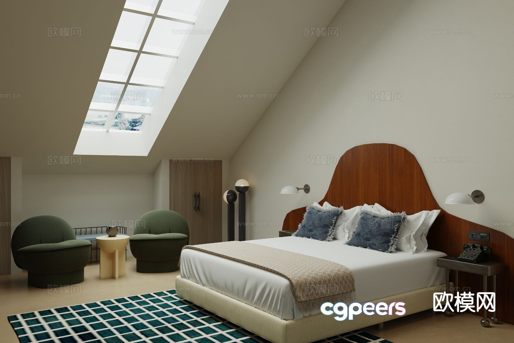 Modern bedroom master bedroom 3d model Modern bedroom master bedroom 3d model