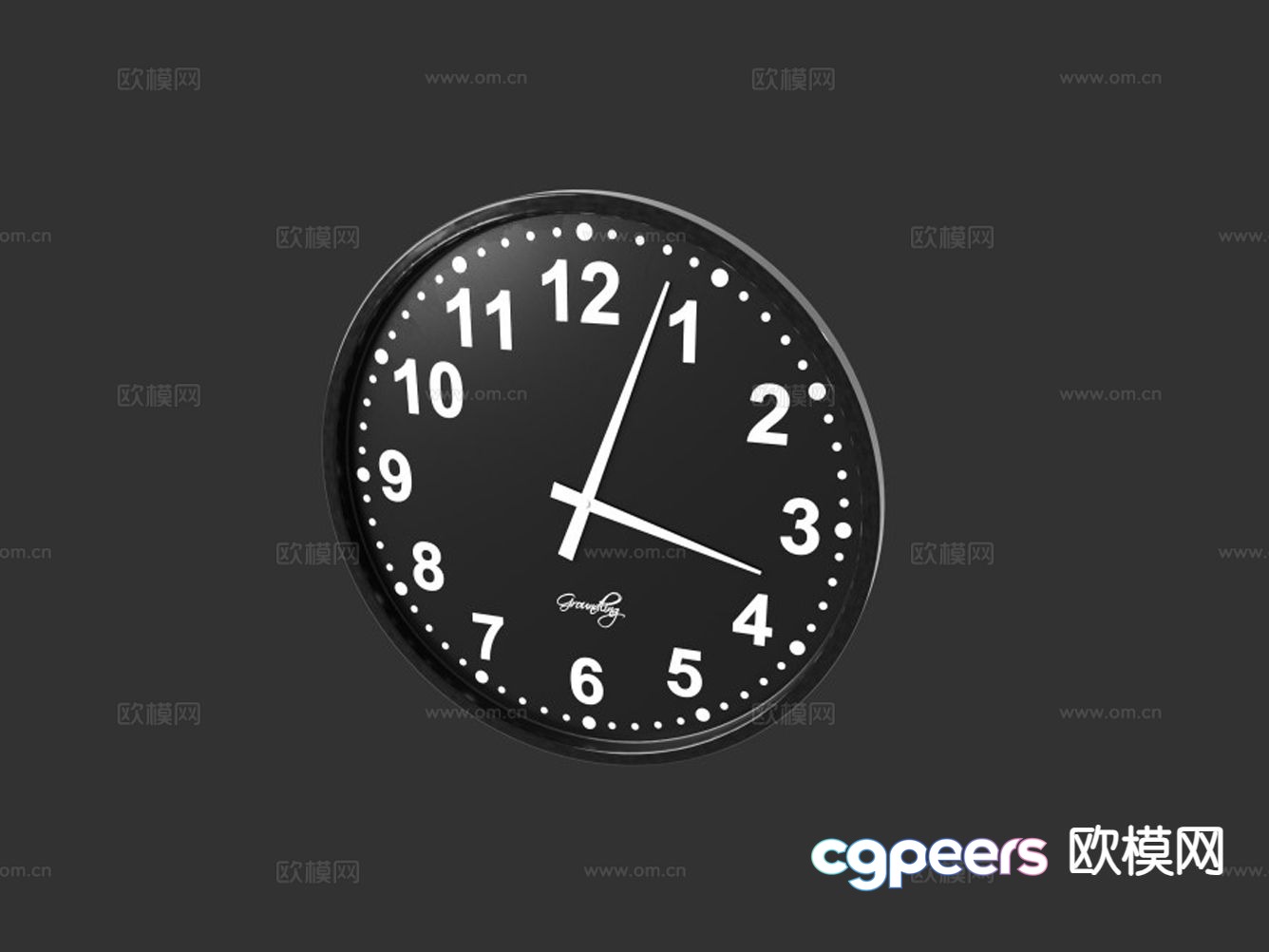 wall clock alarm clock clock 3d model wall clock alarm clock clock 3d model