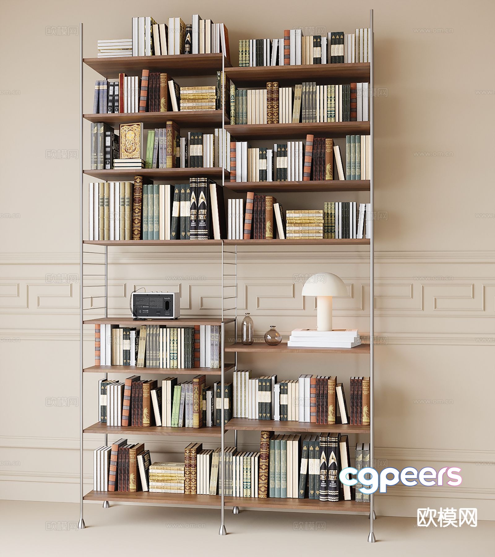 Modern bookshelf bookcase storage rack 3d model Modern bookshelf bookcase storage rack 3d model