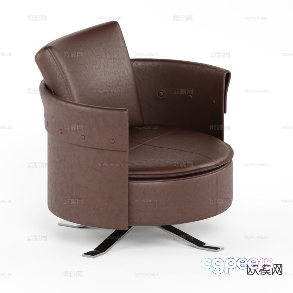 Longhi single sofa 3d model Longhi single sofa 3d model