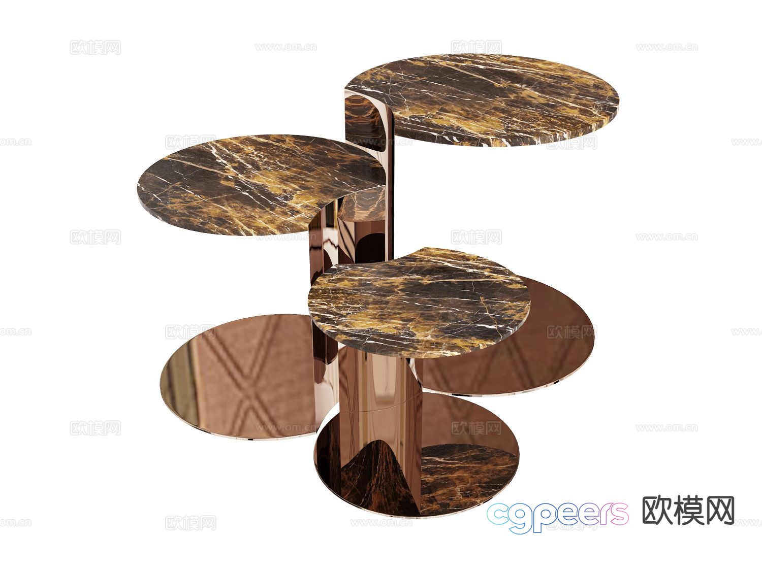 visionnaire- Light luxury side table round table corner table table table 3D model visionnaire- Light luxury side table round table corner table table table 3D model