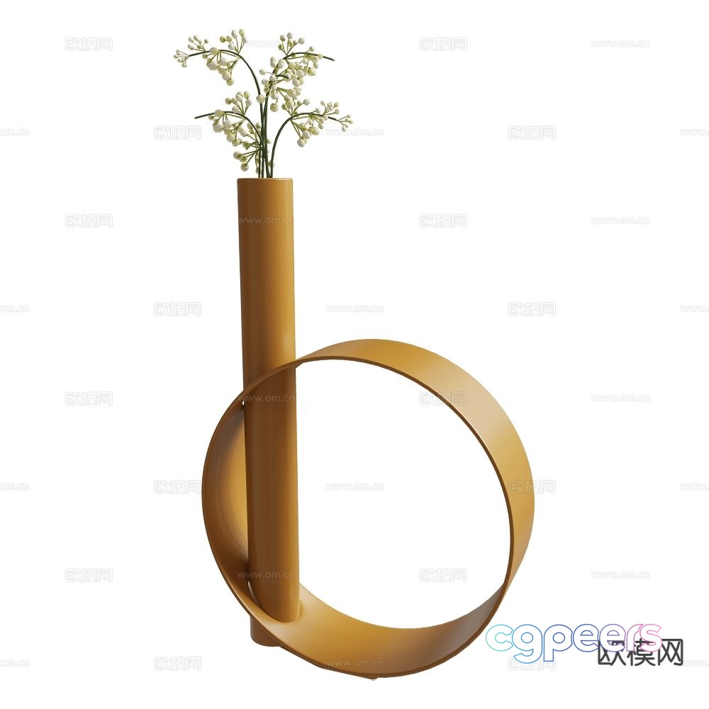 Fermob vase floral arrangement flower arrangement 3d model Fermob vase floral arrangement flower arrangement 3d model